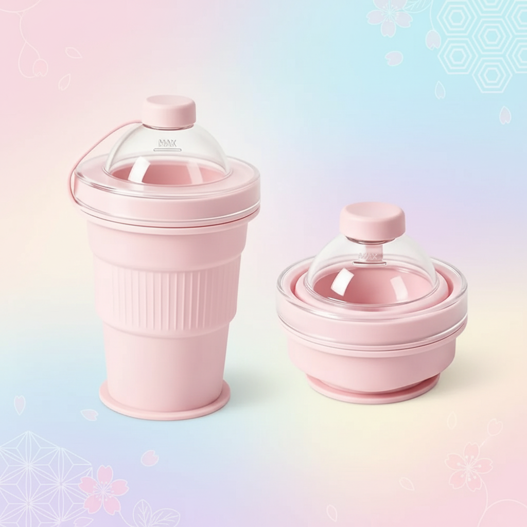 325 mL Collapsible Silicone Cup
