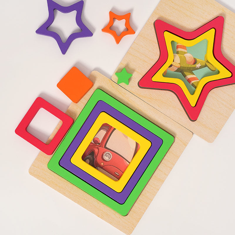 Jeu d’apprentissage Montessori pour stimuler la logique des enfants