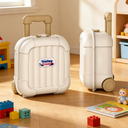 Valise de voyage pour enfants présentée avec sa poignée