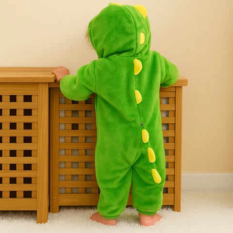 Toddler Dinosaur Fleece Jumpsuit