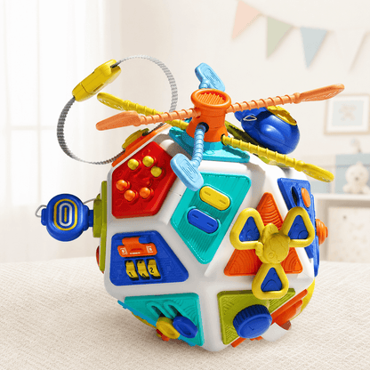 Cube d’activités Montessori avec plusieurs jeux éducatifs pour tout-petits