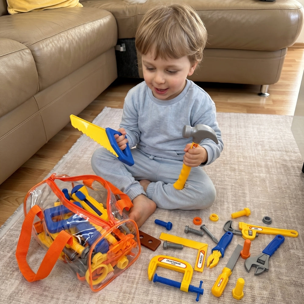 Ensemble d’outils jouet coloré pour le jeu d’imitation des enfants