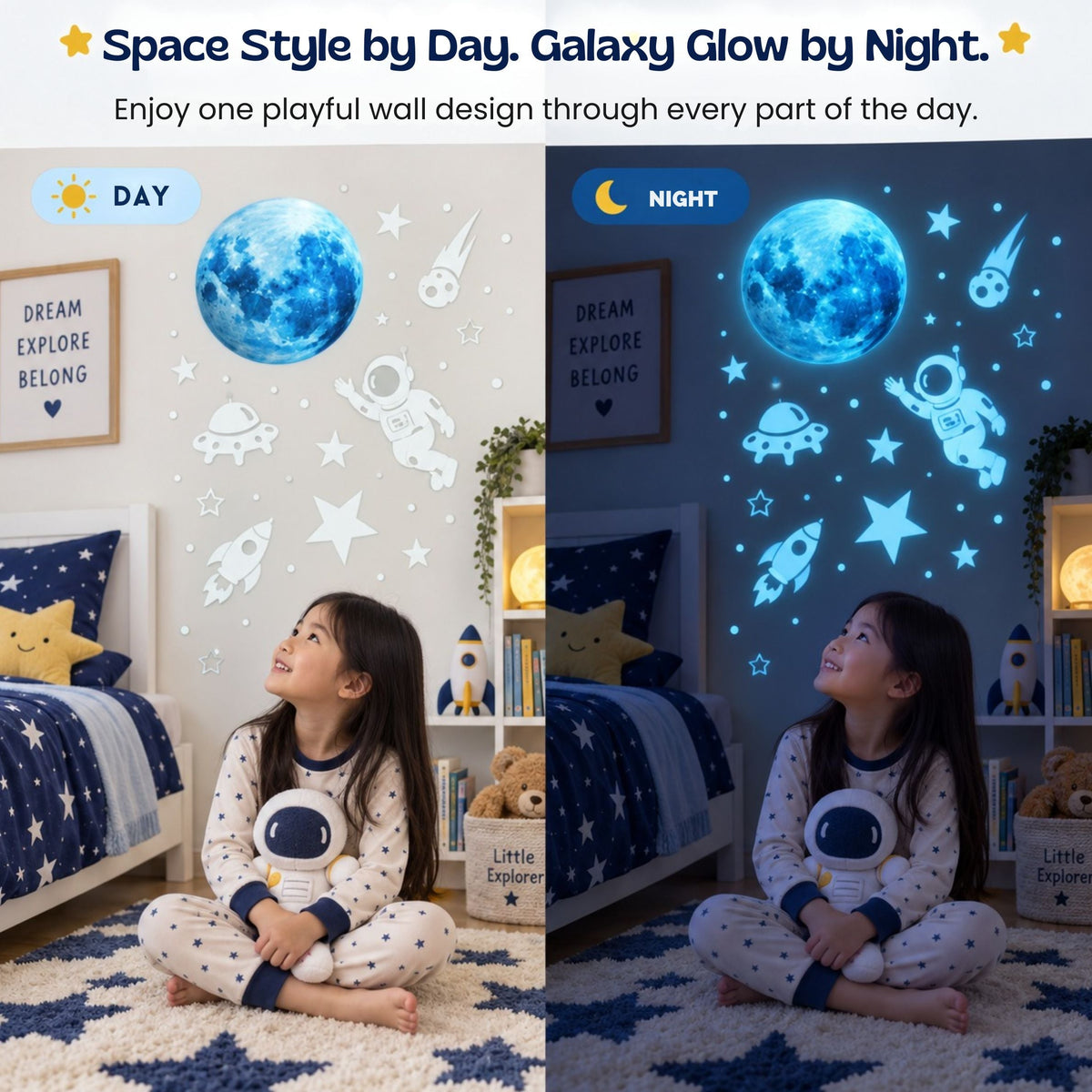 Décoration murale d’espace pour une chambre d’enfant