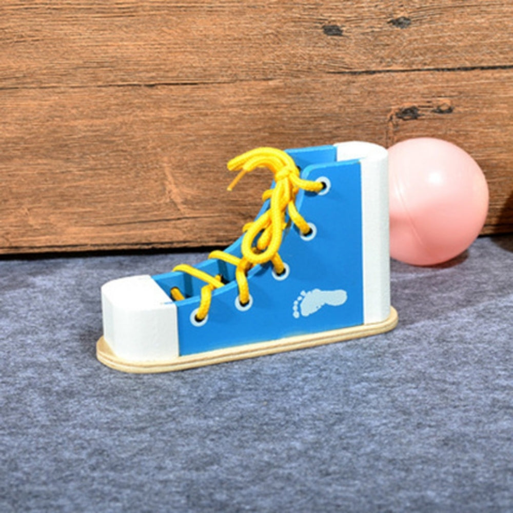Wooden Montessori Lacing Toy