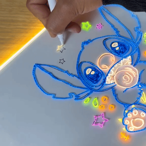 LED light drawing board