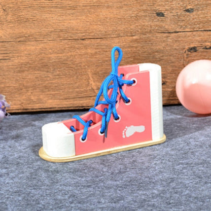 Wooden Montessori Lacing Toy