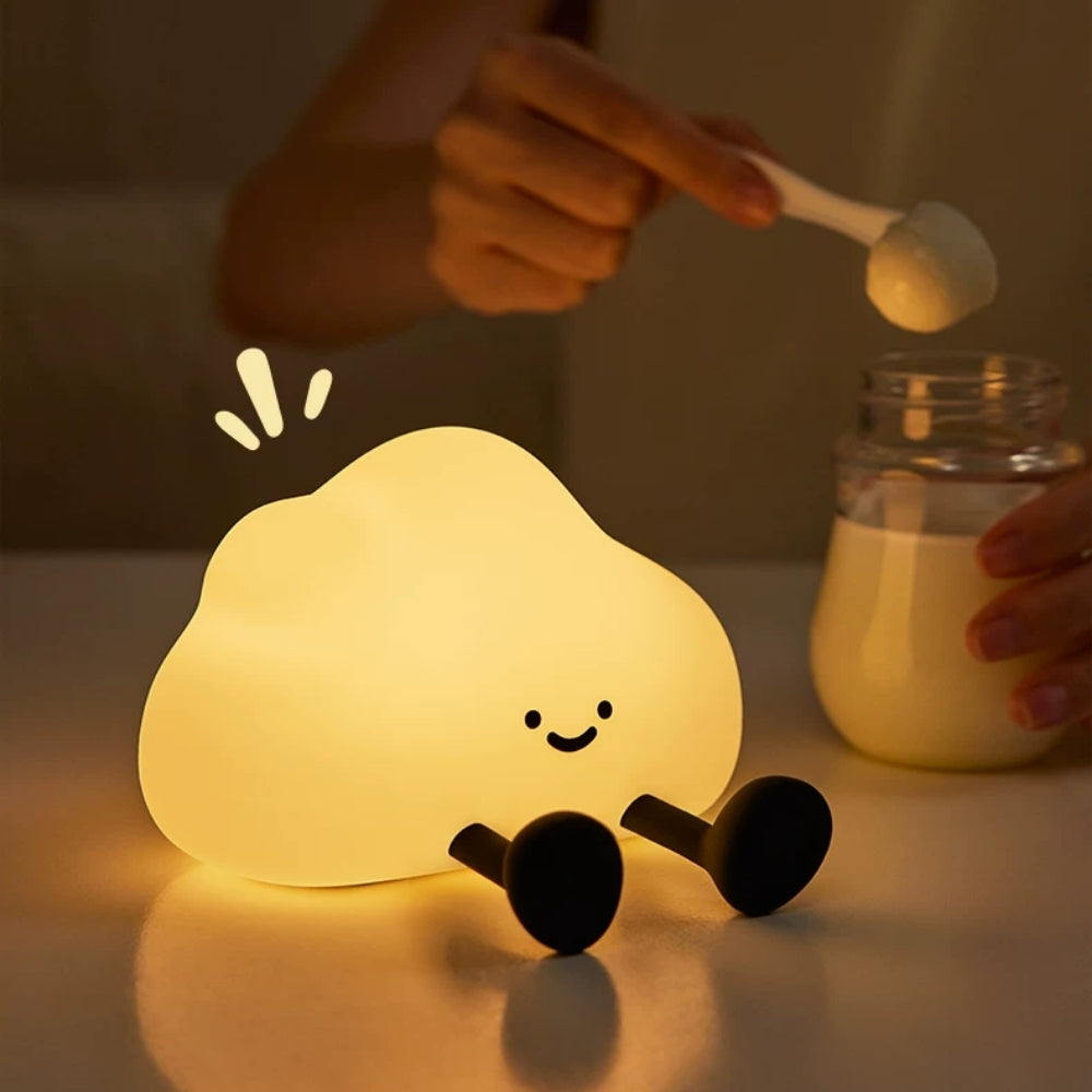 Veilleuse tactile nuage pour accompagner le coucher