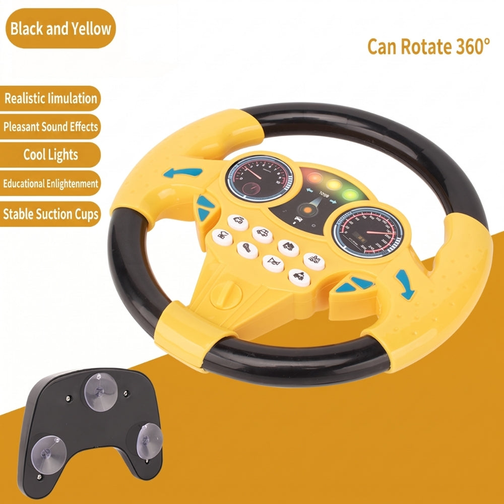 Interactive Steering Wheel for Kids with Buttons and Sounds