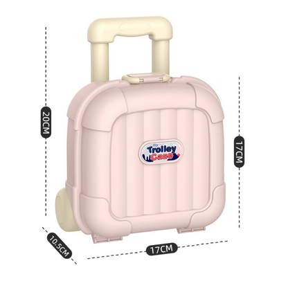 Rolling Storage Suitcase for Kids