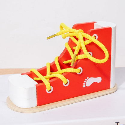 Wooden Montessori Lacing Toy