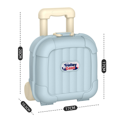 Rolling Storage Suitcase for Kids