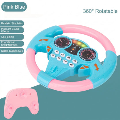 Interactive Steering Wheel for Kids with Buttons and Sounds