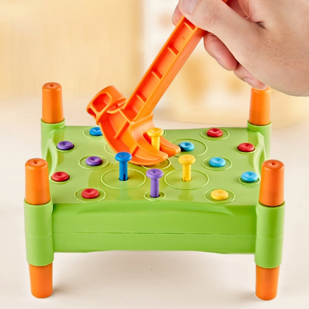Jeu d’éveil en bois conçu pour la coordination main-œil