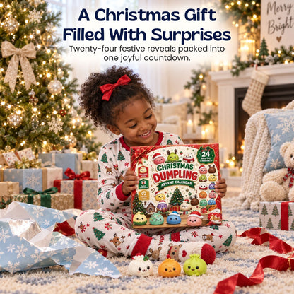 Christmas Advent Calendar With Dumpling-Shaped Squishies