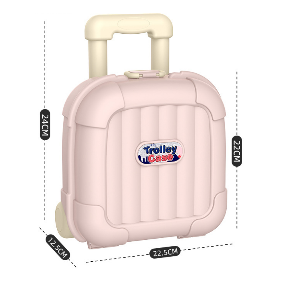 Rolling Storage Suitcase for Kids