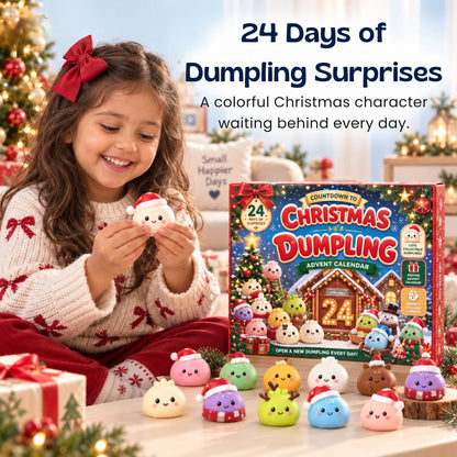 Christmas Advent Calendar With Dumpling-Shaped Squishies