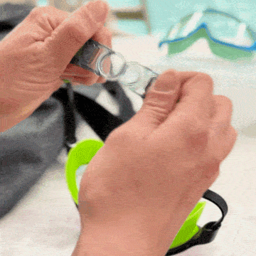Clip-on Swimming Goggles