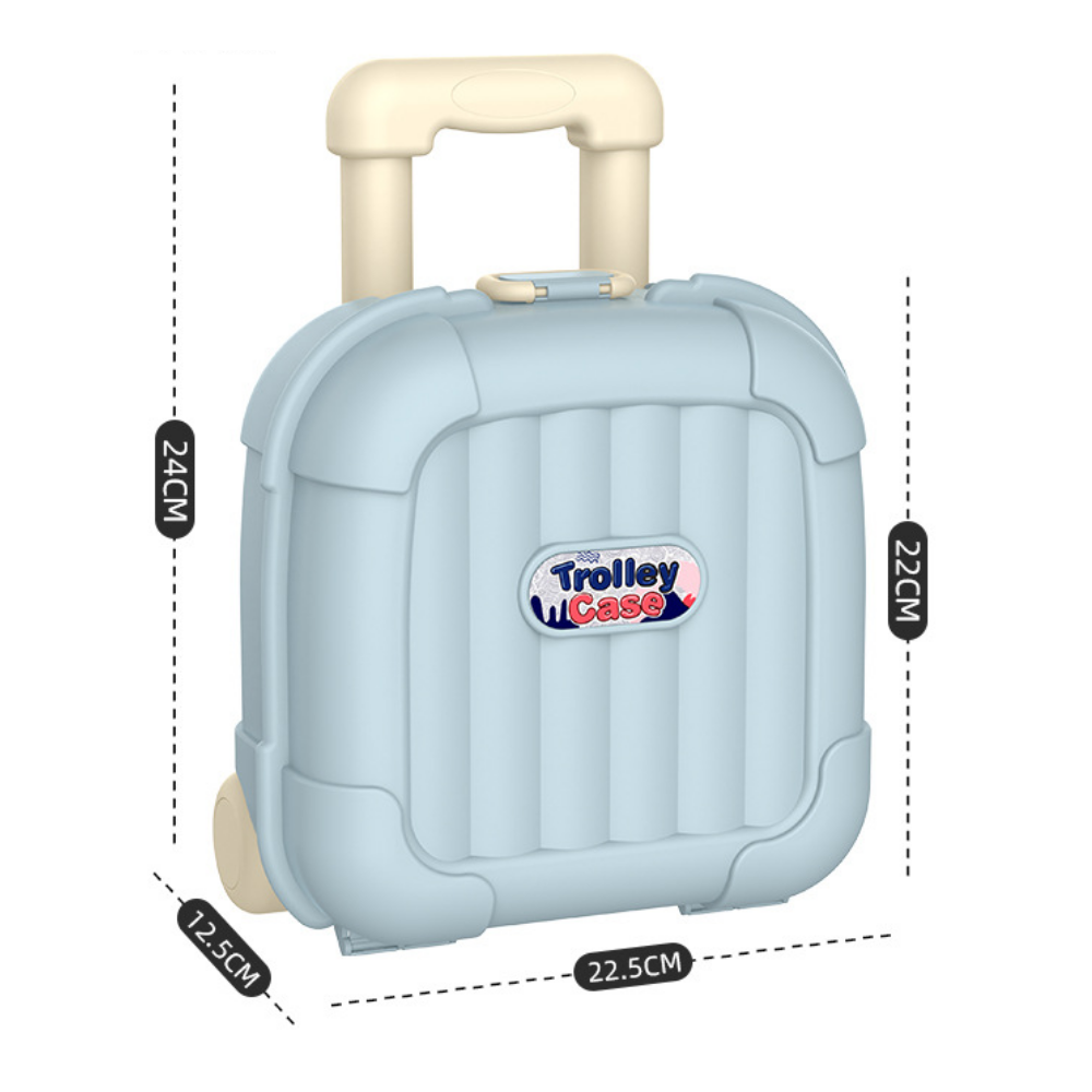 Rolling Storage Suitcase for Kids