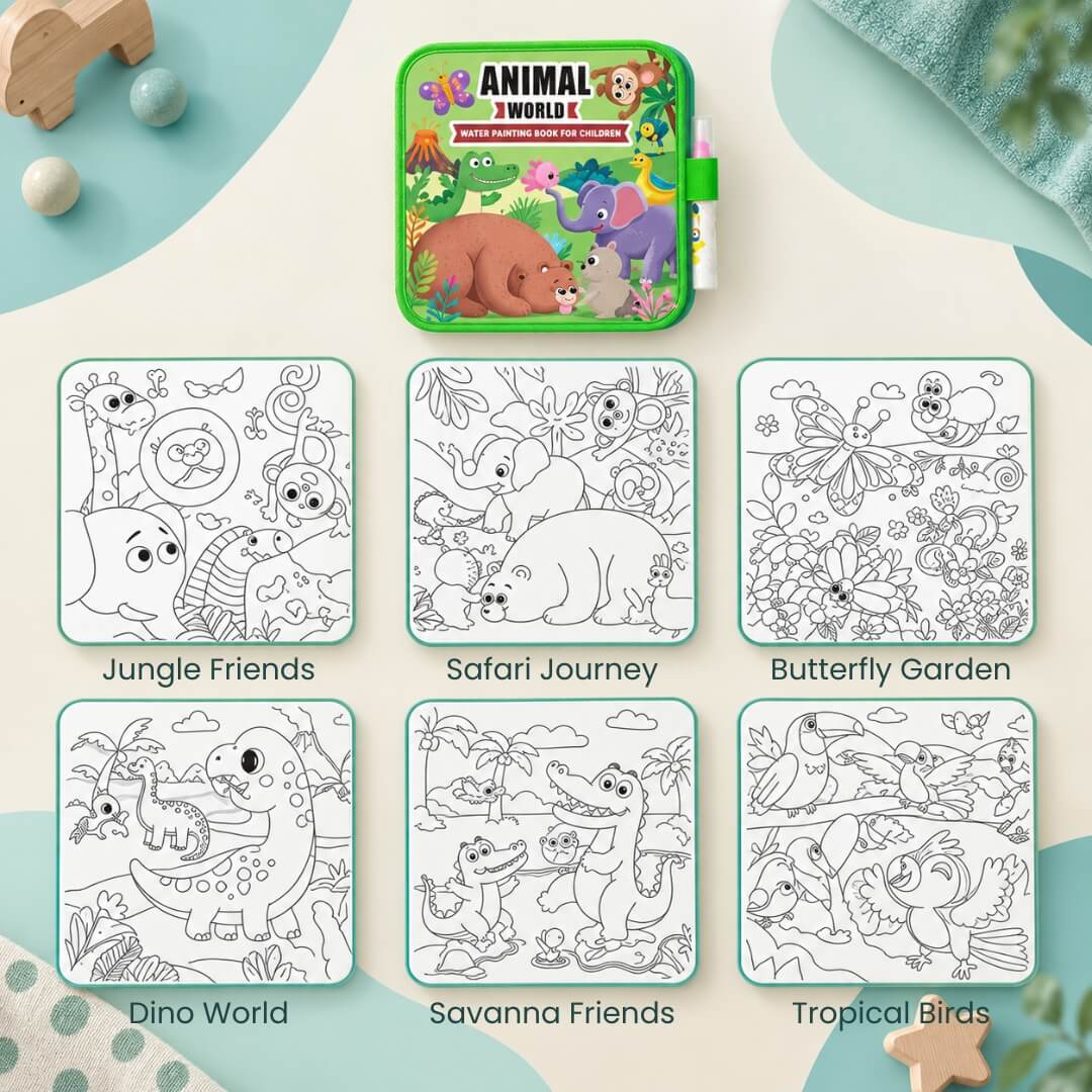 Reusable Magic Water Coloring Book