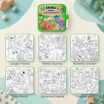 Reusable Magic Water Coloring Book
