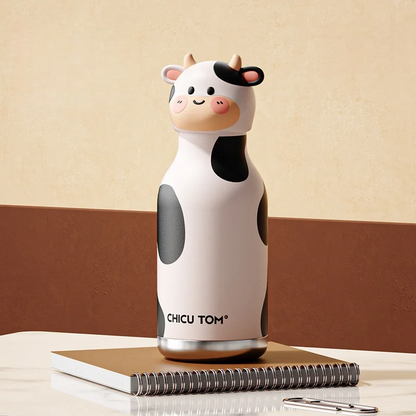 Animal-Print Insulated Water Bottle for Kids