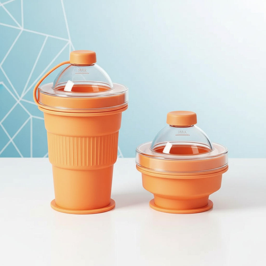 325 mL Collapsible Silicone Cup