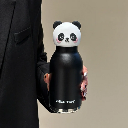 Animal-Print Insulated Water Bottle for Kids