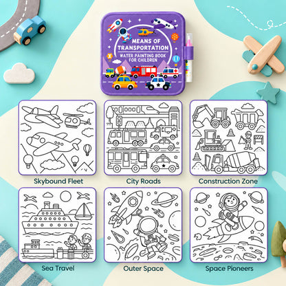Reusable Magic Water Coloring Book