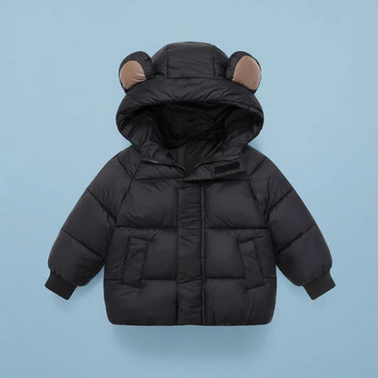 Manteau D’hiver Matelassé À Capuchon Pour Enfant