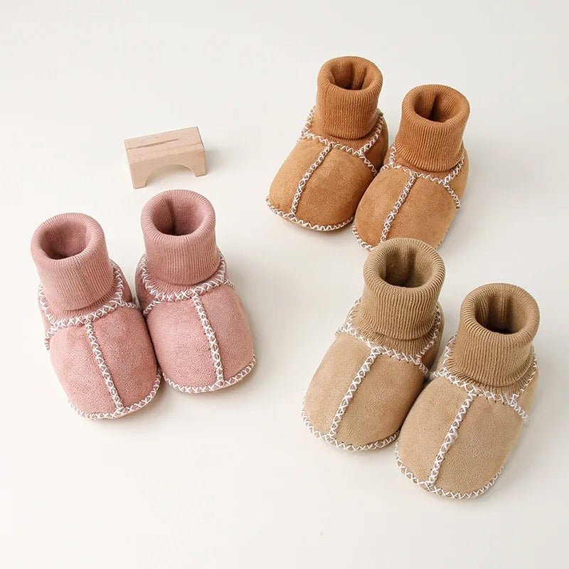 Bottillons Tricotés Pour Bébé Douillets - Enfant Joyeux