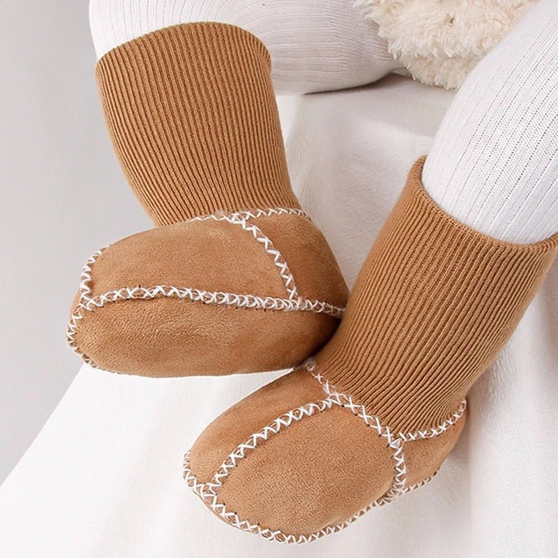 Bottillons Tricotés Pour Bébé Douillets - Enfant Joyeux