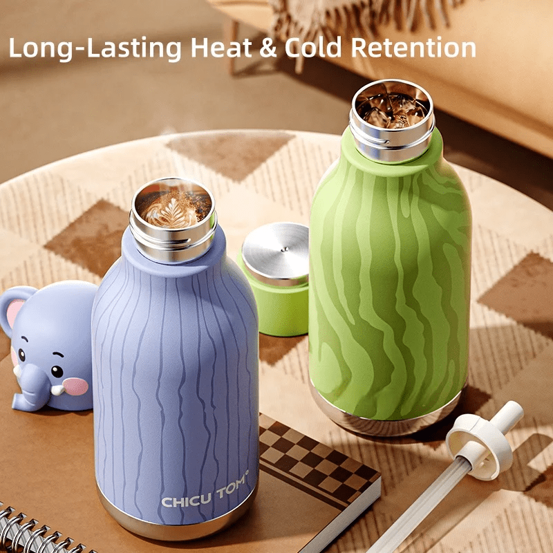 Bouteille Thermos Pour Enfant À Motifs d’Animaux - Enfant Joyeux
