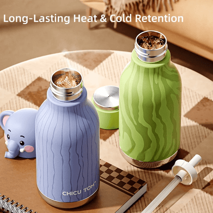 Bouteille Thermos Pour Enfant À Motifs d’Animaux - Enfant Joyeux