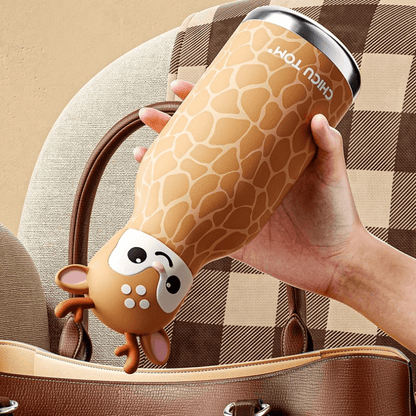 Bouteille Thermos Pour Enfant À Motifs d’Animaux - Enfant Joyeux