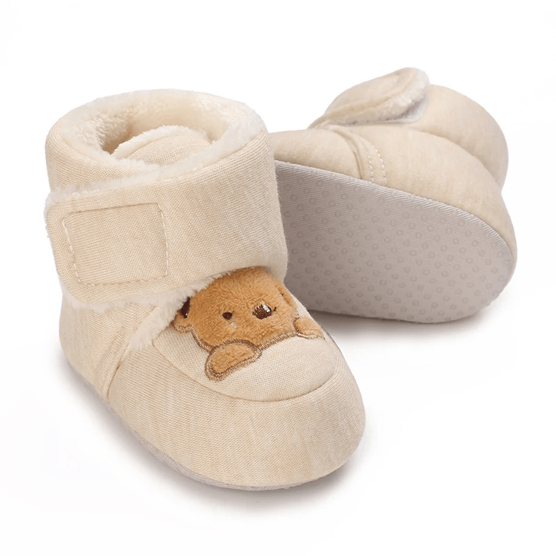 Chaussures D’hiver Pour Bébé En Peluche - Enfant Joyeux