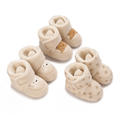 Chaussures D’hiver Pour Bébé En Peluche - Enfant Joyeux