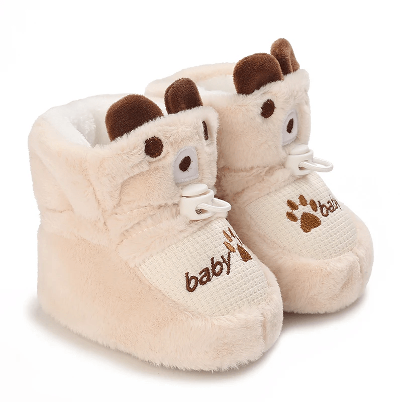 Chaussures D’hiver Pour Bébé En Peluche - Enfant Joyeux