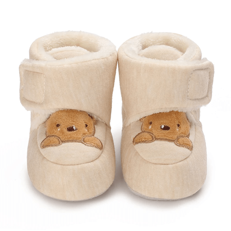 Chaussures D’hiver Pour Bébé En Peluche - Enfant Joyeux