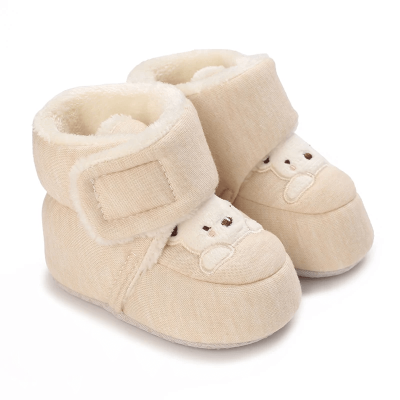 Chaussures D’hiver Pour Bébé En Peluche - Enfant Joyeux