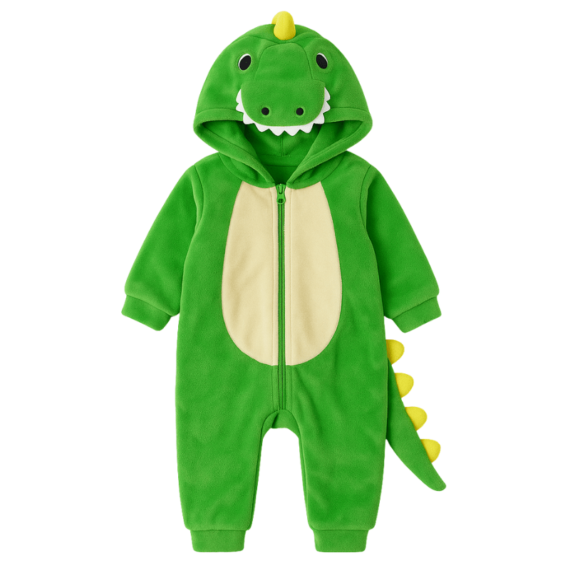 Combinaison Polaire Dinosaure Pour Tout-Petit - Enfant Joyeux