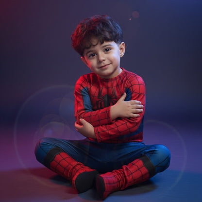 Costume De Superhéros Pour Enfant Ensemble De Jeu De Rôle - Enfant Joyeux