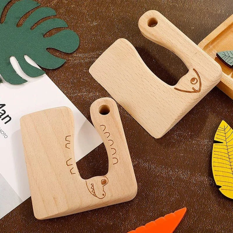 Couteau Montessori En Bois Pour Enfants - Enfant Joyeux