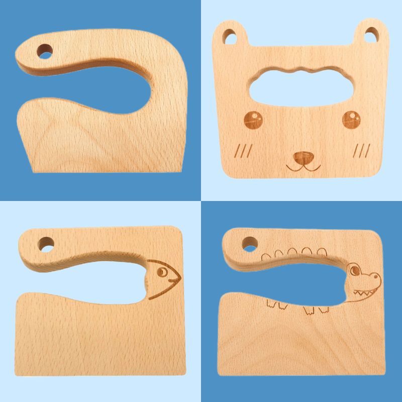 Couteau Montessori En Bois Pour Enfants - Enfant Joyeux