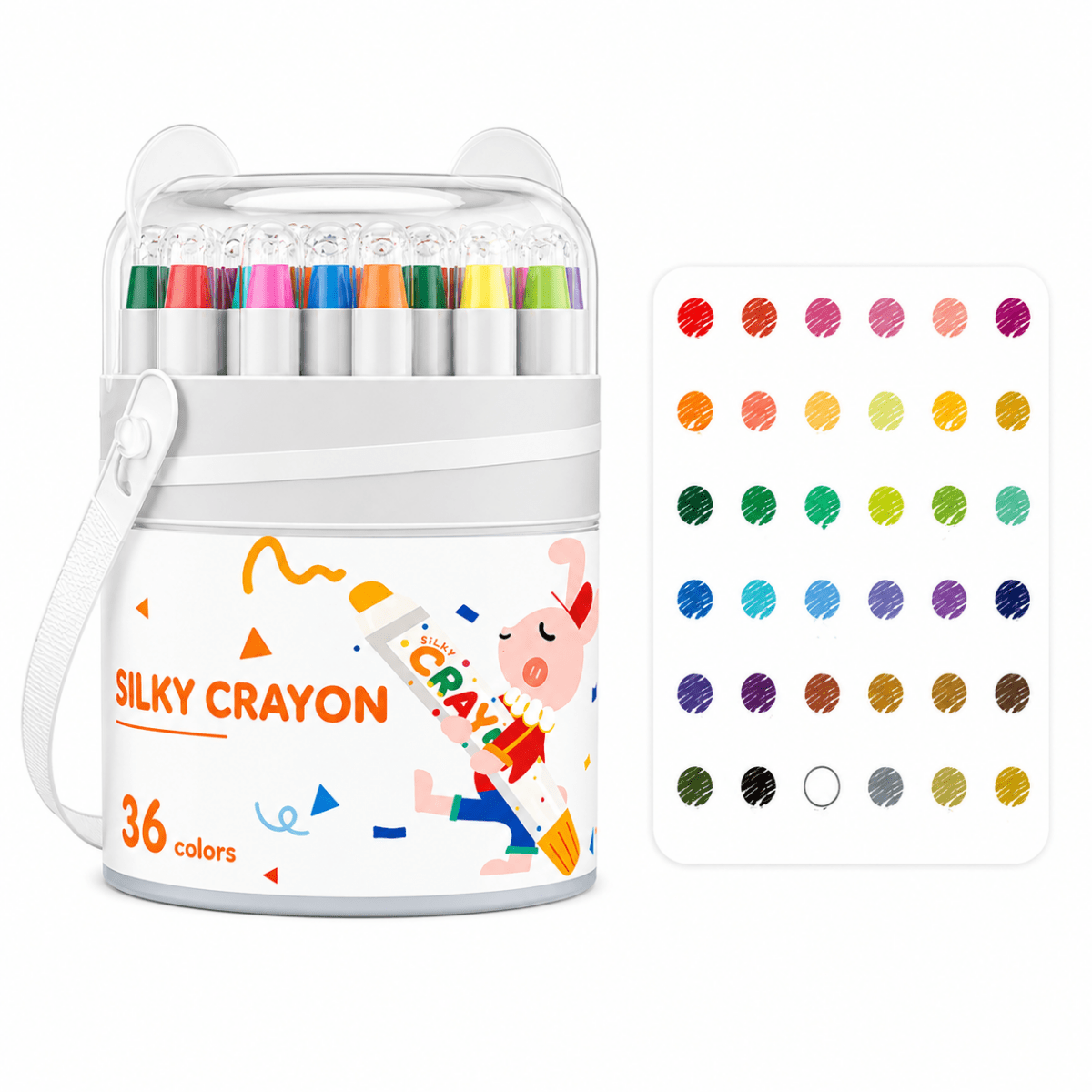 Crayons De Coloriage Lavables Jumbo Pour Enfants - Enfant Joyeux