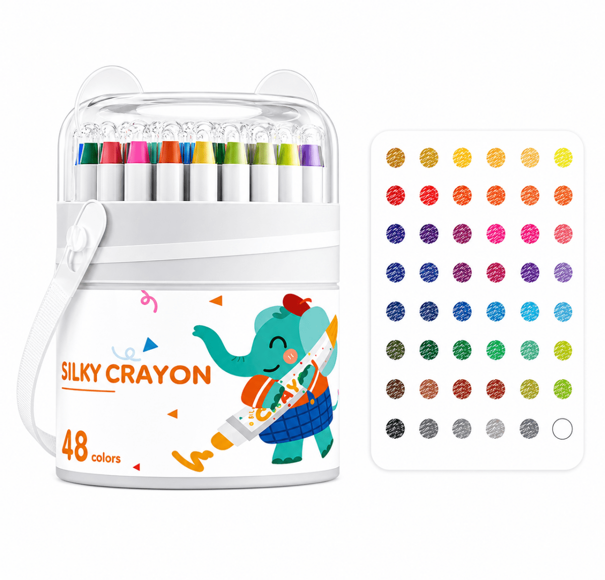 Crayons De Coloriage Lavables Jumbo Pour Enfants - Enfant Joyeux