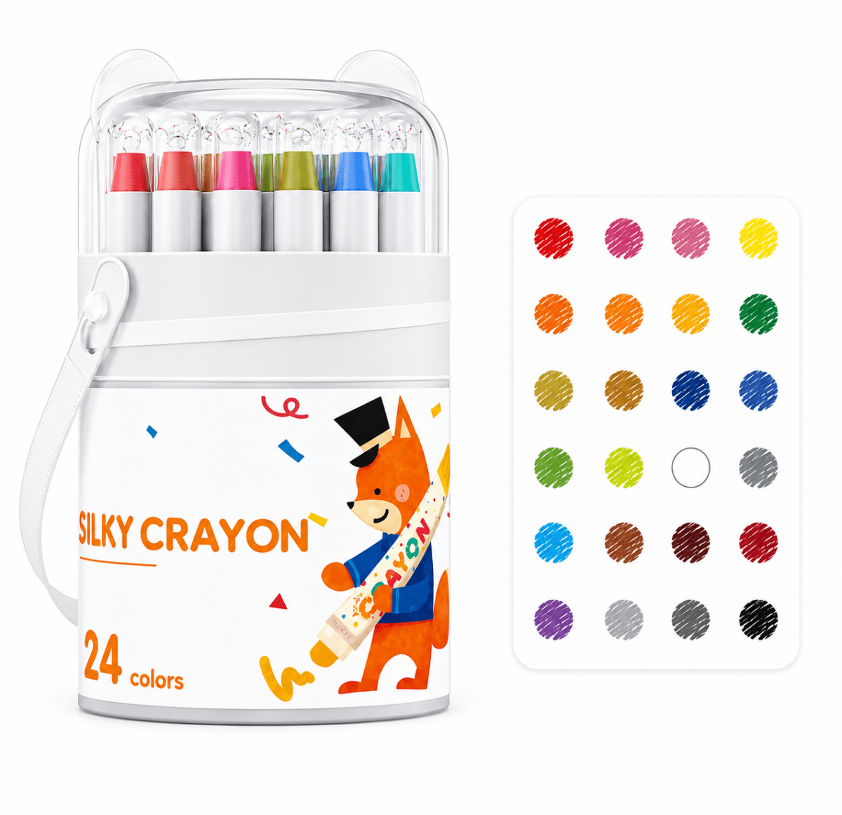 Crayons De Coloriage Lavables Jumbo Pour Enfants - Enfant Joyeux