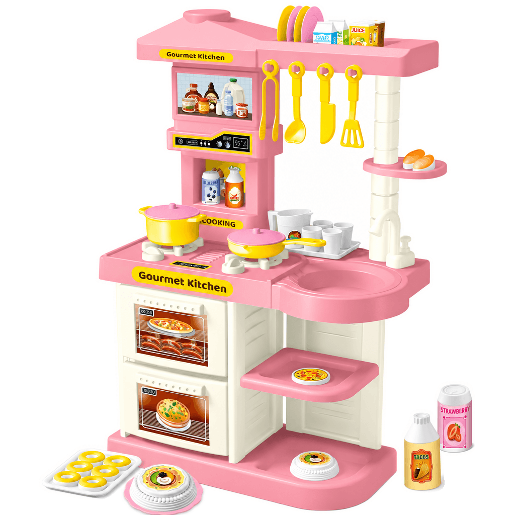 Cuisine De Jeu Pour Enfants Avec Évier À Circulation D’eau - Enfant Joyeux