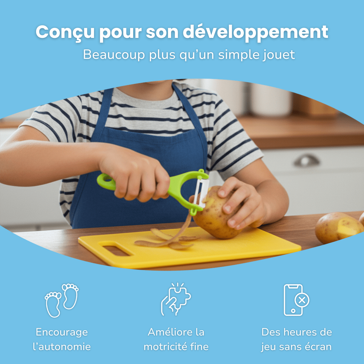 Ensemble de Cuisine Montessori 13 pièces - Enfant Joyeux