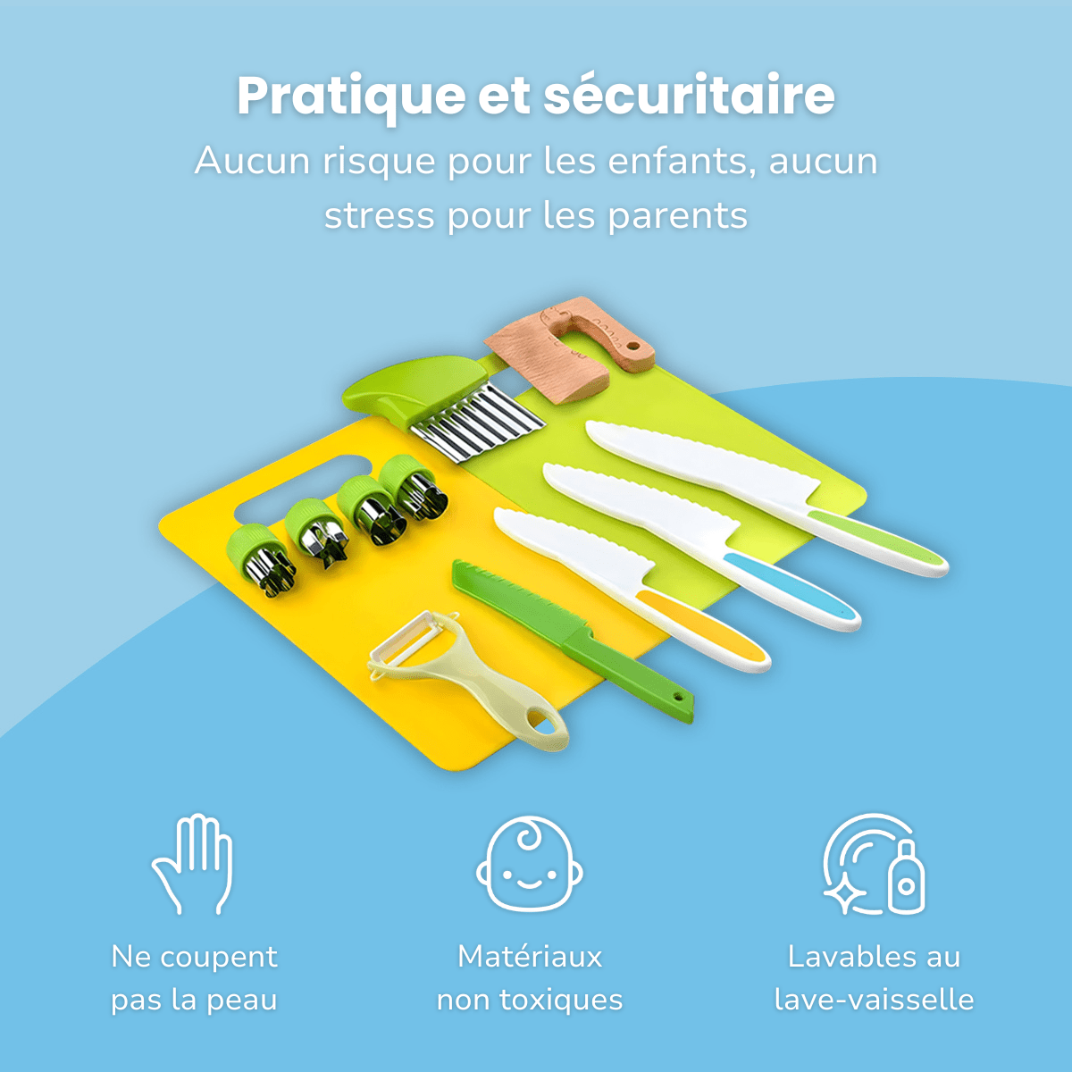 Ensemble de Cuisine Montessori 13 pièces - Enfant Joyeux