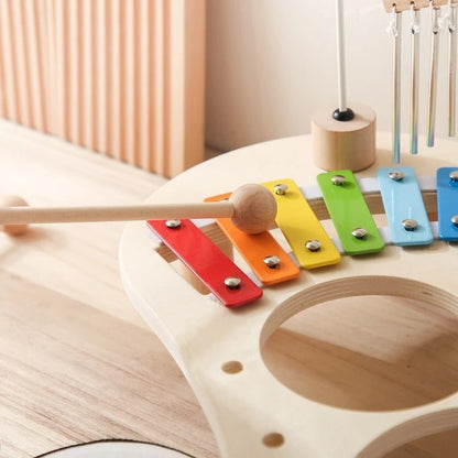 Ensemble De Jouets Musicaux En Bois Montessori - Enfant Joyeux